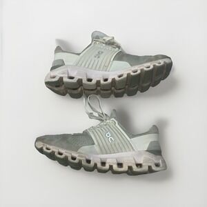 On Womens Cloudswift Womens Size 9 Gray White Running Shoes Sneakers‎ Cloudtec
